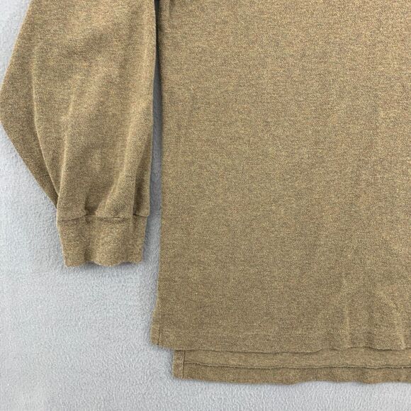 Polo Ralph Lauren Polo Shirt Mens XL Long Sleeve Cotton Brown Collared - Picture 3 of 16